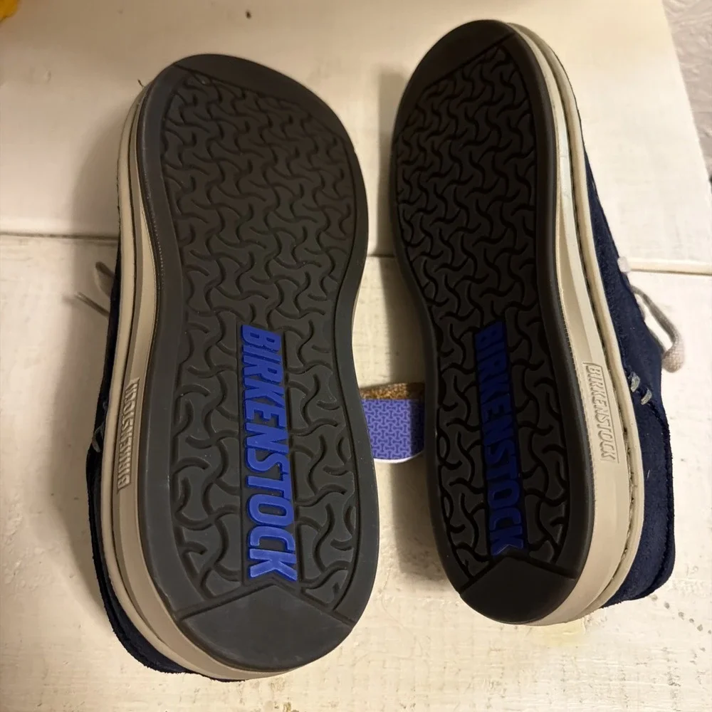 Birkenstock Men's Pasadena Suede Leather Loafers NEW Dark Blue EU 41 W10 M8